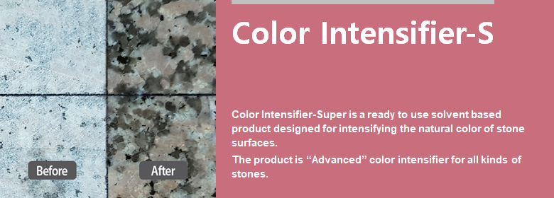 ConfiAd® Color Intensifier-Super is a ready to use solvent based product designed for intensifying the natural color of stone surfaces.
The product is advanced color intensifier for all kinds of stones.